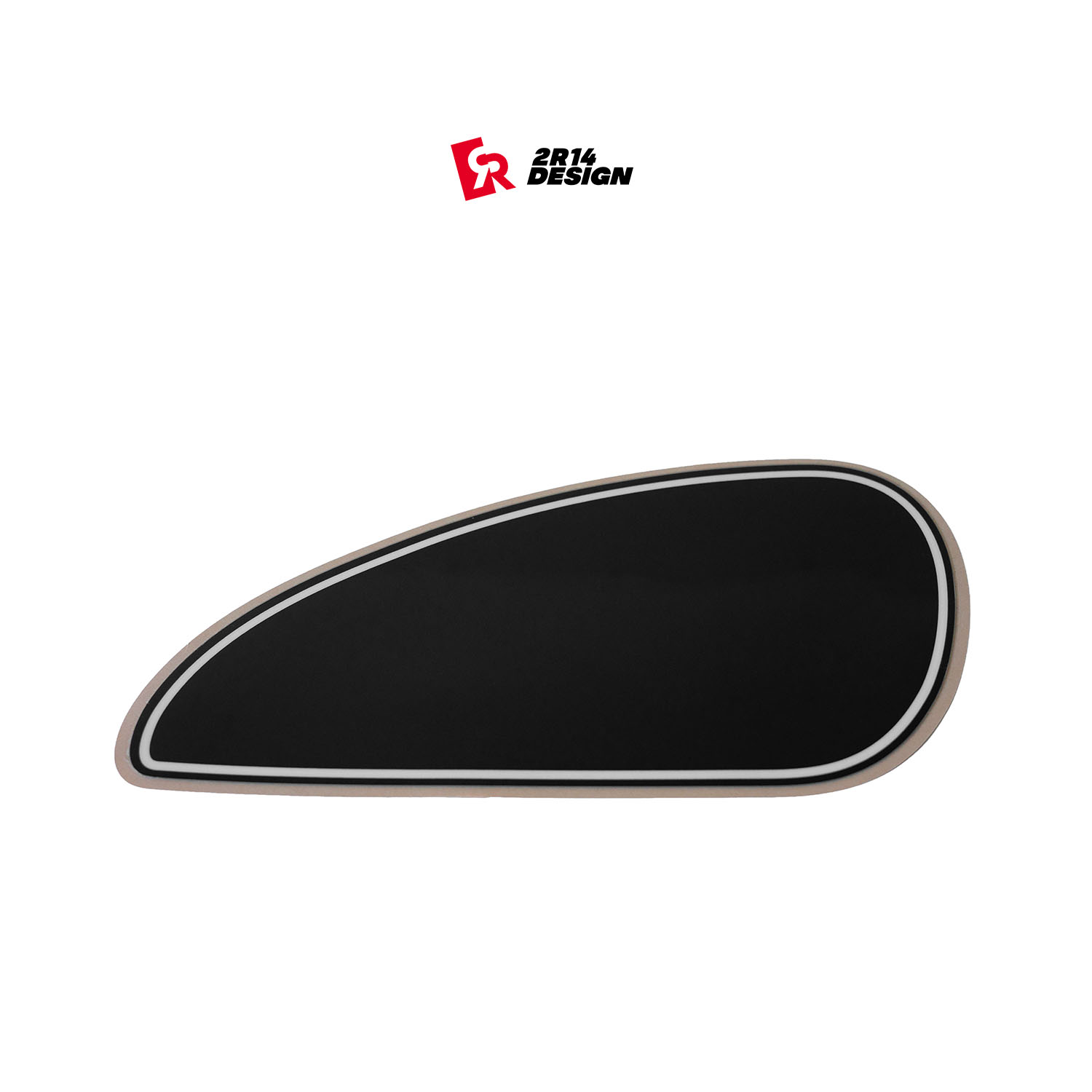 Autocollants de réservoir Royal Enfield Interceptor 650 avec liseret blanc – Image 3
