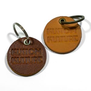 Porte-clé en cuir « KUSTOM KULTURE »