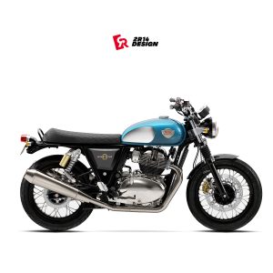 Autocollants de réservoir chromés Royal Enfield Interceptor 650